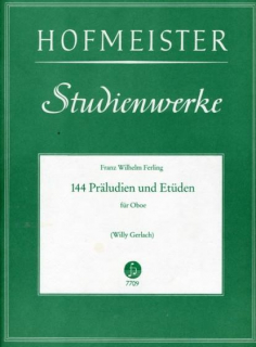 Ferling: 144 Praludien und Etuden för oboe i gruppen Noter & böcker / Oboe / Spelskolor, etyder och övningar hos musikskolan.se (FH7709)