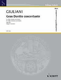 Giuliani: Gran Duetto Concertante op 52 /Fl+gi i gruppen Noter & böcker / Gitarr/Elgitarr / Flerstämmigt/Ensemble hos musikskolan.se (FTR104)