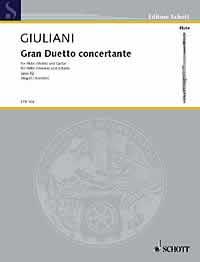 Giuliani: Gran Duetto Concertante op 52 flöjt och gitarr i gruppen Noter & böcker / Flöjt / Flöjt med gitarr eller harpa hos musikskolan.se (FTR104)