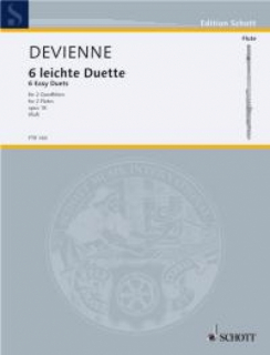 Devienne: 6 Leichte Duette i gruppen Noter & böcker / Flöjt / Duetter - 2 flöjter / 2 flöjter+piano hos musikskolan.se (FTR160)
