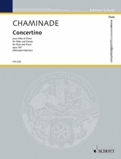 Chaminade: Concertino op 107 flöjt och piano i gruppen Noter & böcker / Flöjt / Flöjt med pianoackompanjemang hos musikskolan.se (FTR229)