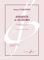 Chausson: Andante et Allegro - Kl+Pi i gruppen Noter & böcker / Klarinett / Klassiska noter hos musikskolan.se (GB2052)