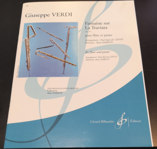 Verdi: Fantasie La Traviata Flöjt + piano i gruppen Noter & böcker / Flöjt / Flöjt med pianoackompanjemang hos musikskolan.se (GB3294)