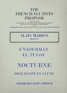 Tulou: Nocturne (flute and harp) i gruppen Noter & böcker / Flöjt / Flöjt med gitarr eller harpa hos musikskolan.se (GB3345)