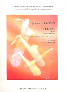 Andersen: 24 etyder Op 21 Saxofon i gruppen Noter & böcker / Saxofon / Spelskolor, etyder och övningar hos musikskolan.se (GB4868)