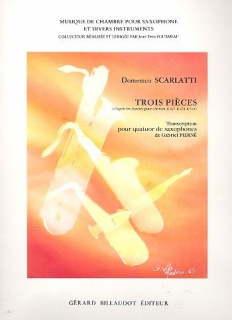 Scarlatti: Trois Pieces - Sax i gruppen Noter & böcker / Saxofon / Kammarmusik med saxofon hos musikskolan.se (GB5404)