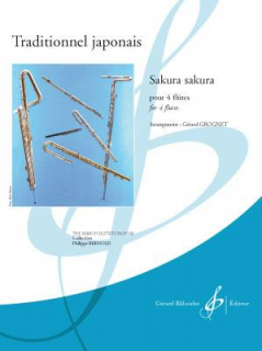 Sakura sakura /4 Fl i gruppen Noter & böcker / Flöjt / Kvartetter: 4 flöjter hos musikskolan.se (GB8234)