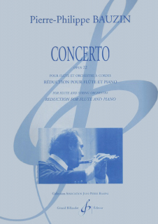 Bauzin: Concerto for Flute and Orchestra Op. 22 (piano reduction) i gruppen Noter & böcker / Flöjt / Flöjt med pianoackompanjemang hos musikskolan.se (GB8265)