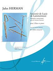 Herman: Souvenir De Lucie De Lammermoor (for two flutes and piano) i gruppen Noter & böcker / Flöjt / Duetter - 2 flöjter / 2 flöjter+piano hos musikskolan.se (GB8515)