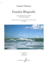 Debussy: Premiere Rhapsodie - Kl+Pi i gruppen Noter & böcker / Klarinett / Klassiska noter hos musikskolan.se (GB9128)