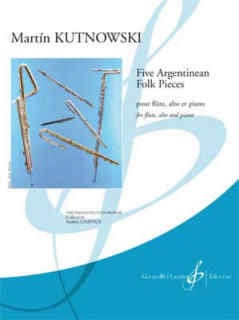Kutnowski: 5 Argentinean Folk Pieces /Fl  Va +Pi i gruppen Noter & böcker / Flöjt / Flöjt med stråkinstrument hos musikskolan.se (GB9387)