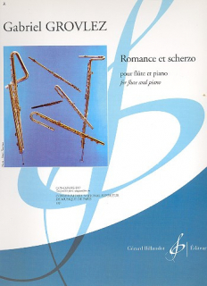 Gavriel Govlez: Romance et Scherzo för flöjt och piano i gruppen Noter & böcker / Flöjt / Flöjt med pianoackompanjemang hos musikskolan.se (GBCC2190)