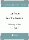 Aulin: Fyra Akvareller för violin eller flöjt och gitarr i gruppen Noter & böcker / Flöjt / Flöjt med pianoackompanjemang hos musikskolan.se (GE11481)