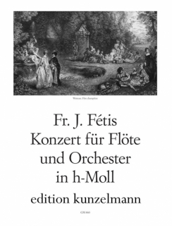 Fétis: Konzert für Flöte h-moll flöjt och piano i gruppen Noter & böcker / Flöjt / Flöjt med pianoackompanjemang hos musikskolan.se (GM860)
