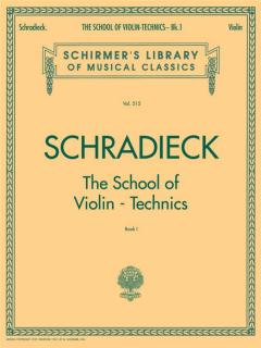 Schradieck: School of Violin Technics - Book 1 i gruppen Noter & böcker / Violin / Spelskolor hos musikskolan.se (GS25538)