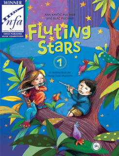 Fluting Stars 1 i gruppen Noter & böcker / Flöjt / Spelskolor, etyder och övningar hos musikskolan.se (Glasbeni2)