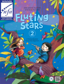 Fluting Stars 2 i gruppen Noter & böcker / Flöjt / Spelskolor, etyder och övningar hos musikskolan.se (Glasbeni3)