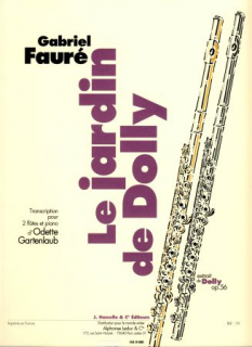 Fauré: Jardin de Dolly /2 Fl+p i gruppen Noter & böcker / Flöjt / Duetter - 2 flöjter / 2 flöjter+piano hos musikskolan.se (HA9686)