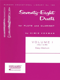 Voxman: 78 duets för flöjt och klarinett del 1 i gruppen Noter & böcker / Klarinett / Kammarmusik med klarinett hos musikskolan.se (HAL4471040)
