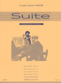 Widor: Suite Op 34 Flöjt + piano i gruppen Noter & böcker / Flöjt / Flöjt med pianoackompanjemang hos musikskolan.se (HE18909)