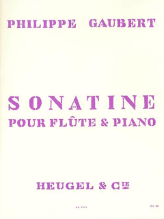 Gaubert: Sonatine /Fl+Pi i gruppen Noter & böcker / Flöjt / Flöjt med pianoackompanjemang hos musikskolan.se (HE31013)