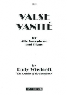 Wiedoeft : Valse Vanité Altsax+pi i gruppen Noter & böcker / Saxofon / Klassiska noter hos musikskolan.se (HE33)