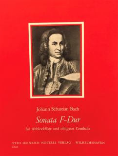 JS Bach: Sonata F-dur i gruppen Noter & böcker / Blockflöjt / Notsamlingar hos musikskolan.se (HEIN3443)