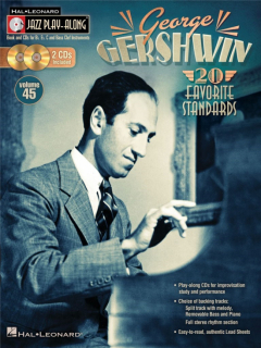 Jazz Play-Along vol 45: George Gershwin 20 Favorite Standards i gruppen Noter & böcker / Fagott / Notsamlingar hos musikskolan.se (HL00103643)