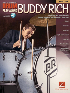 Drum Play-Along Volume 35: Buddy Rich i gruppen Noter & böcker / Trummor/Slagverk / Spelskolor hos musikskolan.se (HL00124640)