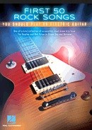 First 50 Rock Songs You Should Play On Electric Guitar i gruppen Noter & böcker / Gitarr/Elgitarr / Notsamlingar hos musikskolan.se (HL00131159)