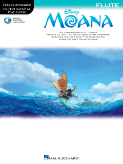 Moana - Flute med CD i gruppen Noter & böcker / Flöjt / Playalong för flöjt hos musikskolan.se (HL00224792)