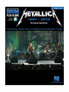 Drum Play-Along Volume 48: Metallica 1991-2016 i gruppen Noter & böcker / Trummor/Slagverk / Notsamlingar hos musikskolan.se (HL00234341)