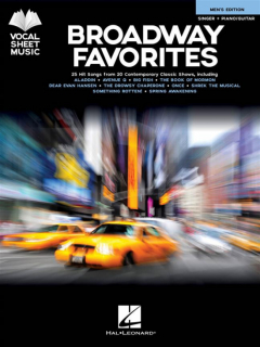 Broadway Favorites - Men´s Edition i gruppen Noter & böcker / Sång och kör / Noter från film, tv & musikal hos musikskolan.se (HL00255940)