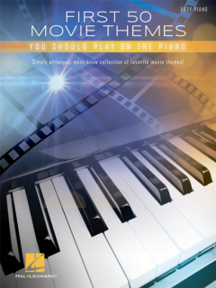 First 50 Movie Themes You Should Play on the Piano i gruppen Noter & böcker / Piano/Keyboard / Klassiska noter hos musikskolan.se (HL00278368)