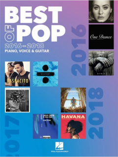 Best Of Pop 2016-2018 PVG i gruppen Noter & böcker / Gitarr/Elgitarr / Notsamlingar hos musikskolan.se (HL00283138)
