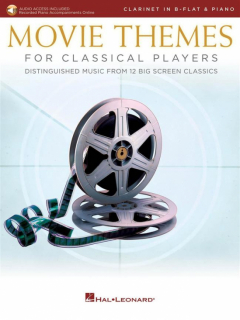 Movie Themes for Classical Players - Klarinett i gruppen Noter & böcker / Klarinett / Notsamlingar hos musikskolan.se (HL00284609)