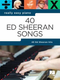 Really Easy Piano 40 Ed Sheeran Songs i gruppen Noter & böcker / Piano/Keyboard / Notsamlingar hos musikskolan.se (HL00287156)