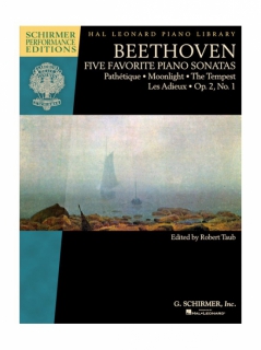 Beethoven Five Favorite Piano Sonatas i gruppen Noter & böcker / Piano/Keyboard / Klassiska noter hos musikskolan.se (HL00297114)