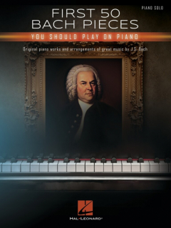 First 50 Bach Pieces i gruppen Noter & böcker / Piano/Keyboard / Klassiska noter hos musikskolan.se (HL00360534)