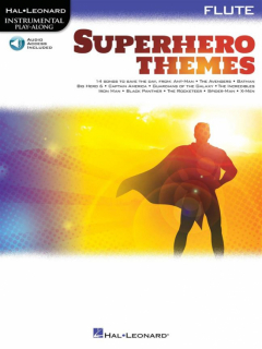 Superhero Themes för flöjt i gruppen Noter & böcker / Flöjt / Playalong för flöjt hos musikskolan.se (HL00363195)