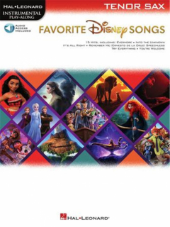 Favorite Disney Songs tenorsaxofon i gruppen Noter & böcker / Saxofon / Playalong för saxofon hos musikskolan.se (HL00369119)