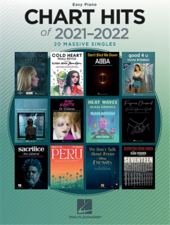 Chart Hits of 2021-2022 Easy Piano i gruppen Noter & böcker / Piano/Keyboard / Notsamlingar hos musikskolan.se (HL00450359)
