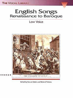 English Songs: Renaissance to Baroque high voice i gruppen Noter & böcker / Sång och kör / Klassisk sång hos musikskolan.se (HL00740019)