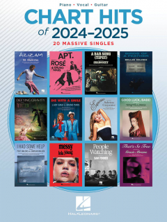 Chart Hits of 2024-2025 PVG i gruppen Noter & böcker / Gitarr/Elgitarr / Notsamlingar hos musikskolan.se (HL01831727)