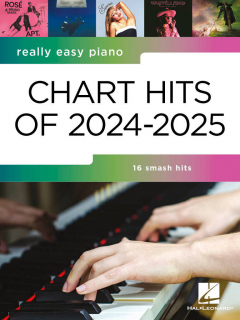 Really Easy Piano Chart Hits of 2024-2025 i gruppen Noter & böcker / Piano/Keyboard / Notsamlingar hos musikskolan.se (HL01831729)