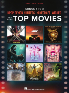 Songs from Kpop Demon Hunters, Minecraft, Wicked and More Top Movies i gruppen Noter & böcker / Gitarr/Elgitarr / Noter från film, TV & musikal hos musikskolan.se (HL01938561)