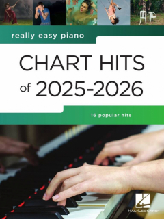 Really Easy Piano: Chart Hits of 2025-2026 i gruppen Noter & böcker / Piano/Keyboard / Artistalbum hos musikskolan.se (HL02156528)