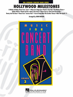 Higgins: Hollywood Milestones for Concert Band i gruppen Noter & böcker / Blåsorkester / Blåsorkester, Concert band etc hos musikskolan.se (HL04000578)