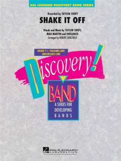Martin-Longfield: Shake it off, Partitur och stämmor i gruppen Noter & böcker / Blåsorkester / Blåsorkester, Concert band etc hos musikskolan.se (HL04004350)