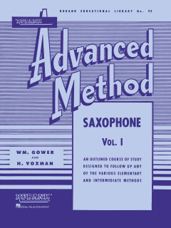 Rubank: Advanced method Saxophone Vol. I i gruppen Noter & böcker / Saxofon / Spelskolor, etyder och övningar hos musikskolan.se (HL04470370)
